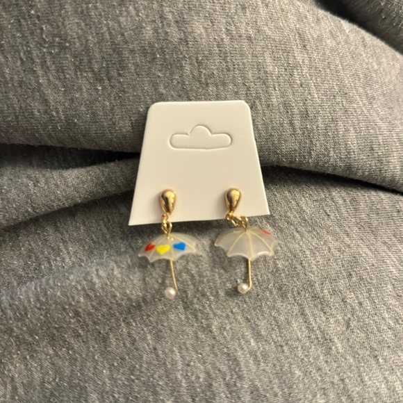 Jewelry - 🛍️BUNDLE 3 for $17 UMBRELLA cute earrings kawaii food animal